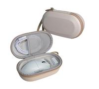 Étui de transport rigide en EVA pour souris Razer Viper V4 Pro/V3 Pro, pochette de protection antichoc avec sangle amovible et poche en maille (beige)