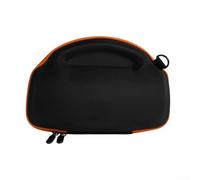 Étui de transport rigide et portable pour JBL Charge 6, sac de rangement de voyage étanche en EVA avec bandoulière, organisateur de protection antichoc pour une utilisation en extérieur (orange)