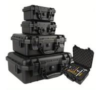 Étui de transport rigide étanche, 1 pièce, mallette à outils avec boîte de rangement d'éponge prédécoupée, protection de sécurité, organisateur, boîte à outils matérielle 346x250x136mm