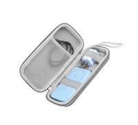 Étui de transport rigide pour batterie externe Anker MagGo 633 622 621 321 | Sac de rangement de voyage en nylon avec compartiments, gris