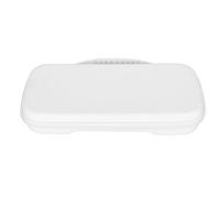 Étui de Transport Rigide pour Console Portable ROG ALLY, Étui de Voyage Étanche et Antichoc en EVA, Sac de Stockage Résistant avec Fermeture Éclair en Nylon, Intérieur en Mousse Pr (Blanc pur)