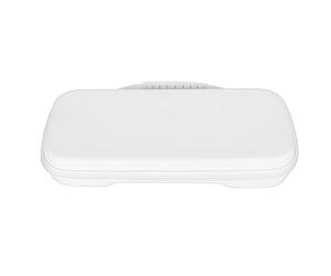 Étui de Transport Rigide pour Console Portable ROG ALLY, Étui de Voyage Étanche et Antichoc en EVA, Sac de Stockage Résistant avec Fermeture Éclair en Nylon, Intérieur en Mousse Pr (Blanc pur)