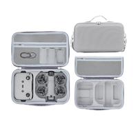 Étui de transport rigide pour DJI Neo 2, étui de voyage de grande capacité, sac de rangement portable avec bandoulière pour Neo2 Motion Fly More Combo, RC-N3, concentrateur de charge de batterie et