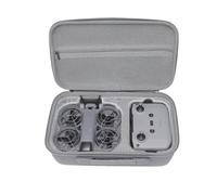 Étui de transport rigide pour DJI Neo 2 Fly More Combo accessoires, sac de rangement portable à bandoulière pour drone DJI Neo 2, télécommande RC-N3 et concentrateur de charge de batterie, PU gris