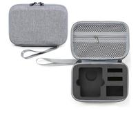 Étui de Transport Rigide pour DJI Osmo 360, Coque de Protection en EVA pour Appareil Photo, Sac de Rangement Portable avec dragonne, Grande capacité, Noir (Gris)