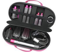 Étui de transport rigide pour Dyson Airwrap HS08/HS05, sac de rangement étanche en EVA résistant aux chocs avec poignée, sac de rangement Airwrap HS08, cadeau pour les propriétaires de Dyson, Rose