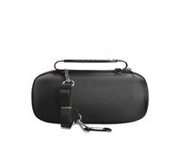 Étui de transport rigide pour haut-parleur JBL Charge 5 - Pochette de protection avec sangle réglable - Équipement de voyage anti-poussière - Noir 23 x 9 cm
