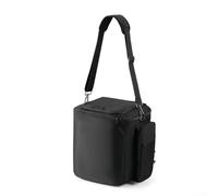Étui de transport rigide pour JBL PartyBox-Encore Essential, sac de rangement de voyage en nylon 600D avec support de micro, coque de protection portable pour haut-parleur et accessoires, noir