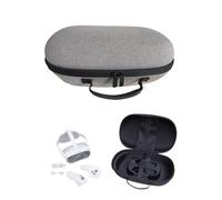 Étui de Transport Rigide Rokeblau pour Pico 4 Ultra/Meta Quest 3/3S, Sac d'accessoires de Voyage pour Ranger Le Casque de Jeu VR, Sangle Elite, contrôleurs tactiles, Gris