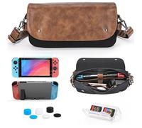 Étui de Transport Switch 14 en 1 - Sacoche avec Bandoulière + Pochette et Accessoires Nintendo Switch