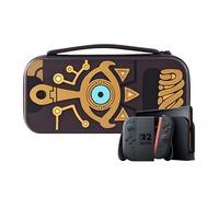 Étui de Transport Zelda Marron pour Switch 2 - Housse Rigide à Fermeture Éclair, Portable