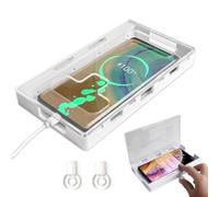 Étui de verrouillage mobile - Boîtier sécurisé ABS, rangement transparent | Dispositif inviolable de 10,4 cm avec loquet de sécurité, gestion du téléphone pour étude, solution anti-dépendance pour les
