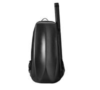 Étui de violon en composite PC, sac de voyage rigide à double couche avec archet amovible, tailles 4/4 à 3/4(Black)