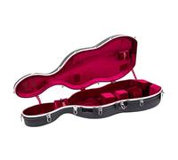 Étui de violoncelle Crossrock - En plastique ABS rigide avec roulettes 4/4 Full Size Noir