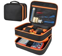 Étui de Voyage Compatible avec disjoncteur Klein Tools ET310 AC, Prise GFCI et kit de Test électrique, kit de testeur Domestique, Housse de Rangement pour multimètre numérique, Pince multimètre et