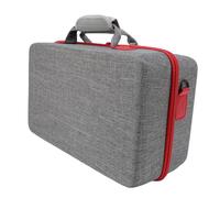 Étui de Voyage de Rangement à Coque Rigide pour Contrôleur de Console Slim, Sac de Grande capacité avec Conception à Double Couche, Coton Absorbant Les Chocs, Nylon Anti-Rayures (Grey)
