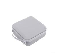Étui de voyage en cuir synthétique pour DJI NEO2 avec profil profilé, fermeture robuste et disposition intérieure optimisée pour la sécurité de l'appareil (gris)