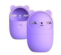 Étui de voyage en silicone en forme d'ours pour fond de teint, outil de maquillage réutilisable et respirant pour un usage quotidien
