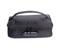 Étui de voyage portable à combinaison, sac de rangement grande capacité pour effets personnels discrets, tissu Oxford robuste, 27 x 16 x 6 cm, poignée, double glissière, pour voyages d'affaires