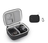 Étui de voyage portable pour caméra d'action DJI OSMO 5 Pro/4/3, sac combo standard, sac combo aventure, résistant aux chocs, anti-rayures, cuir PU, matériau EVA, (noir)