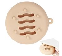 Étui de voyage portable pour éponge de maquillage | Étui de rangement en silicone pour femmes et filles