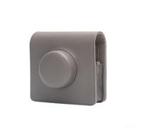 Étui de voyage pour appareil photo Instax Wide pour EVO, élégant cuir PU avec sangle réglable pour un transport facile et une protection (gris)