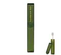 Étui de voyage pour brosse à dents avec couvercle encliquetable - Multifonctionnel - Anti-poussière - Avec fuite en bas - Pour voyage, vert, 21*3*2.5cm, Unisexe