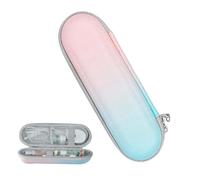 Étui de voyage pour brosse à dents - Coque de rangement anti-poussière, support de nettoyage étanche, unité de transport, conteneur portable de protection pour soins de la bouche, poche en filet, couc