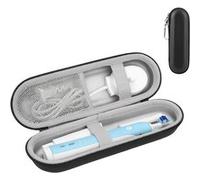Etui de voyage pour brosse à dents électrique compatible avec Oral B/Oral B Pro gammes CrossAction/Genius X Limited/IO 7/8/9 Series/Smartseries/Vitality FlossAction Phonillico® Noir