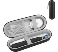 Etui de voyage pour brosse à dents électrique compatible avec Philips Sonicare Series gammes DailyClean/Essence Sensitive/ExpertClean/ProtectiveClean Phonillico® Noir