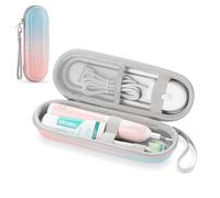 Étui de voyage pour brosse à dents électrique Oral B/Oral-B Pro 1000 1500 5000 7000 7500 et Philips Sonicare 4100 1100 5300 5100 6100 6500/ iO Series Sac de rangement rigide (dégradé)