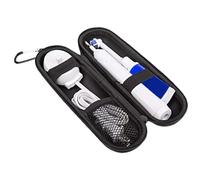 Étui de voyage pour brosse à dents électrique | Porte-brosse à dents portable - Étui de rangement rigide pour la plupart des brosses à dents électriques, pochette de transport pour accessoires, Noir ,