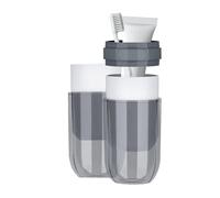 Étui de voyage pour brosse à dents - Porte-brosse à dents couvert - Porte-brosse à dents - Rangement sur le plan de travail - Étui pour brosse à dents et dentifrice pour l'école, les voyages