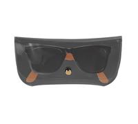 Étui de voyage pour lunettes de couleur caramel - PVC rose de 6 x 2 x 2 pouces, doux pour support de GPS, accessoire de protection pour lunettes pour femmes | Organisateur de sac à main, kit de