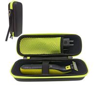 Étui de Voyage pour One Blade, Rasierer-Etui pour OneBlade QP2530/30, QP2630/30, QP2520/30, QP2520/65, Cuir, 21 x 6,5 x 6,5 cm