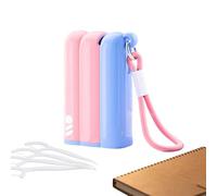 Étui De Voyage Pour Pics À Fil Dentaire | Range-Bâtonnets Hygiénique Anti-Poussière | Boîte Pop-Up Automatique Bâtonnets Dentaires - Pour Salle De Bain, Voyage, Sac À Main, Bureau, École, Femmes,