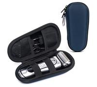 Étui de voyage pour rasoir électrique Braun Series 3/5/6/7/8/9, sac de rangement rigide en EVA avec double sangle, organisateur de protection portable pour rasoir électrique pour homme, chargeur et