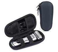 Étui de voyage pour rasoir électrique Braun Series 3/5/6/7/8/9, sac de rangement rigide en EVA avec double sangle, organisateur de protection portable pour rasoir électrique pour homme, chargeur et