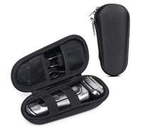 Étui de Voyage pour Rasoir Électrique pour Braun Series 3/5/6/7/8/9, Sac de Rangement EVA Rigide, Organisateur de Protection Portable pour Rasoir Électrique Homme, Chargeur et Accessoires, Noir