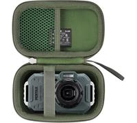 Étui de Voyage Rigide de Rechange pour Appareil Photo Compact numérique étanche Pentax wg-1000,étui Uniquement. (Olive Verte)