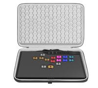 Étui de Voyage Rigide Geekria Compatible avec Corsair NOVABLADE Pro, Housse de Transport pour Manette d’Arcade (Gris foncé)