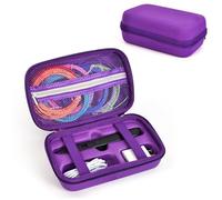 Étui de Voyage Rigide Housse Cas Coque pour 3Doodler Start+ Essentials 3D Pen/ MYNT3D Stylo Super 3D - Violet