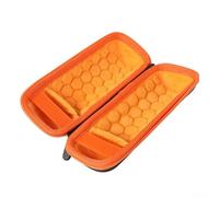 Étui de voyage rigide pour haut-parleur JBL Grip Coque de protection rigide avec poche en maille Accessoires 22 x 9 x 9 cm (orange)