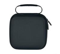 Étui de voyage rigide pour Mini M4/M4 2024 - Sac de transport en EVA résistant aux rayures avec doublure douce - Organiseur de rangement sécurisé pour mini PC et chargeur - 15 x 15 x 9 cm, noir