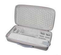 Étui de voyage rigide pour projecteur XGIMI MoGo 4 (2025), gris PU EVA, 44 x 22 x 10 cm, avec compartiments personnalisés pour accessoires, idéal pour les voyages
