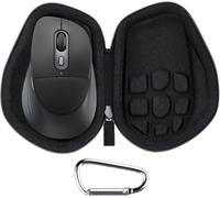 Étui de voyage rigide pour souris sans fil Logitech M850L, sac de transport portable en EVA avec mousqueton