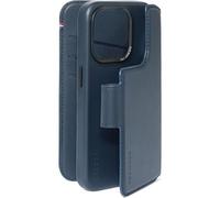 Etui DECODED en cuir bleu marine détachable 2en1 iPhone 15 Pro