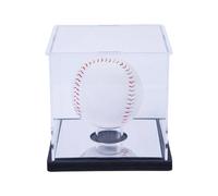 Étui d'écran de baseball transparent carré en acrylique Support de baseball Protection facile à utiliser Porte-cubes transparents
