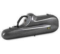 Étui Deluxe Lechgold pour Saxophone Ténor - Hardcase robuste pour saxophones ténor - Rembourrage thermique pour instrument, col de cygne, bec et accessoires - Harnais sac à dos - Look carbone stylé