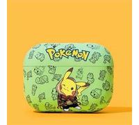 Etui dépoli en silicone pour AirPods Pro Motif de Pokémon Pikachu cool-vert G